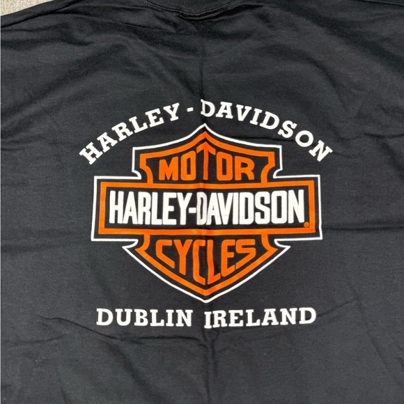 Vintage Harley Davidson Single Stitch Dublin Ireland Biker T-Shirt Mens XL - Picture 7 of 7